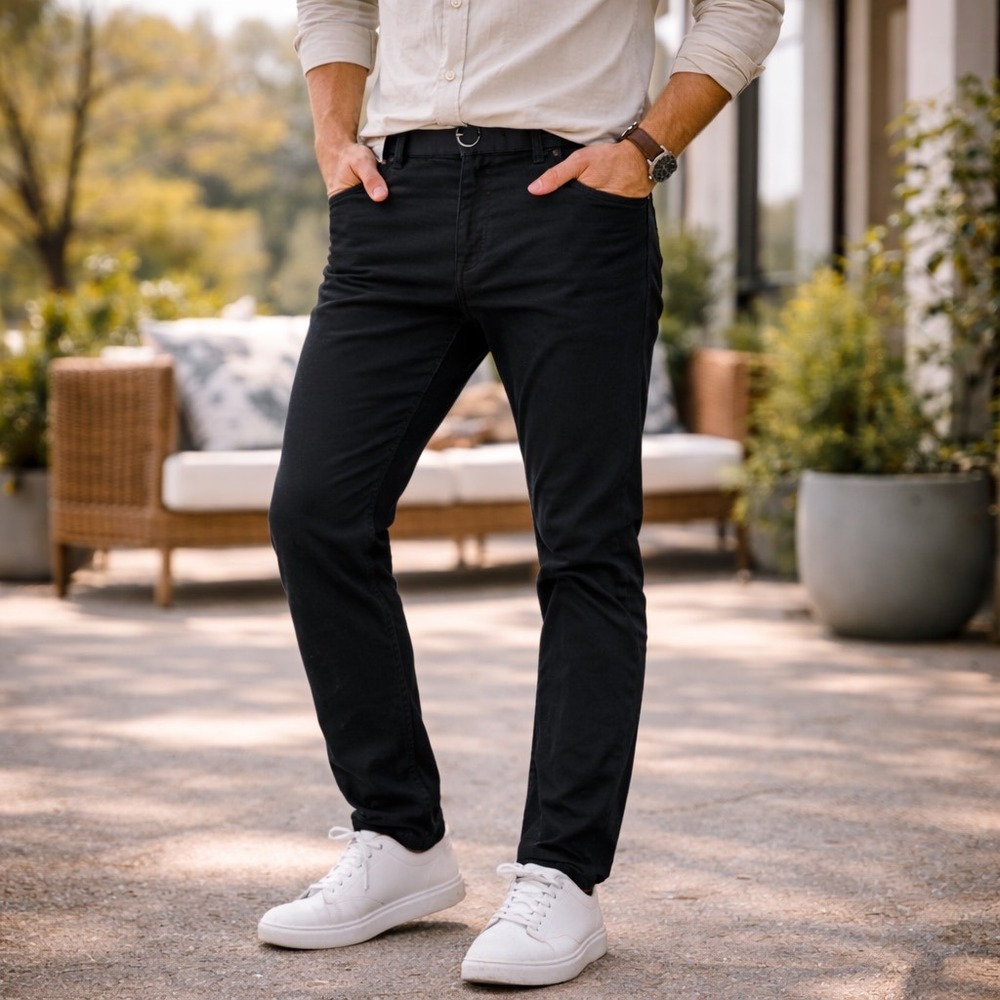 Proof Rover Pant Mens 30x30 Black Excellent Slim Fit Stretch Canvas P-530002